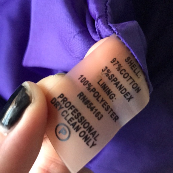 Calvin Klein sheath dress purple sleeveless petite - Picture 4 of 8